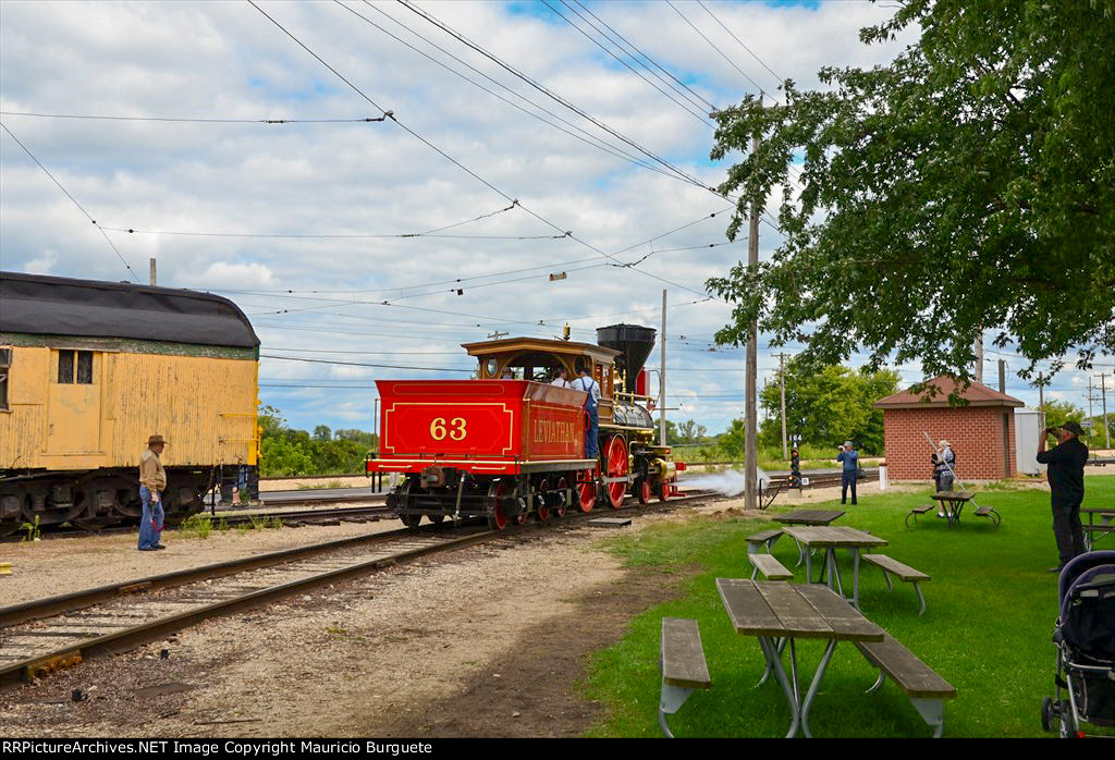 CPRR Leviathan Steam Locomotive